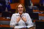 À bancada, em pronunciamento, senadora Zenaide Maia (PSD-RN).